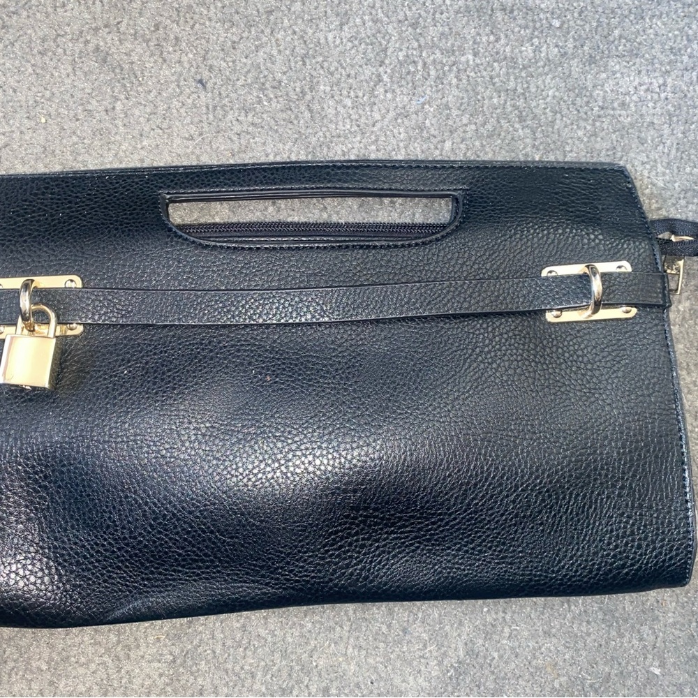 Black clutch purse